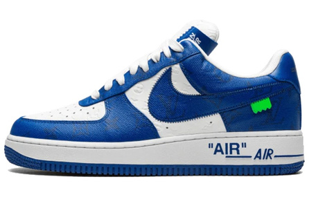 LOUIS VUITTON X LOUIS VUITTON Air Force 1 Low By Virgil Abloh 'Blue White'