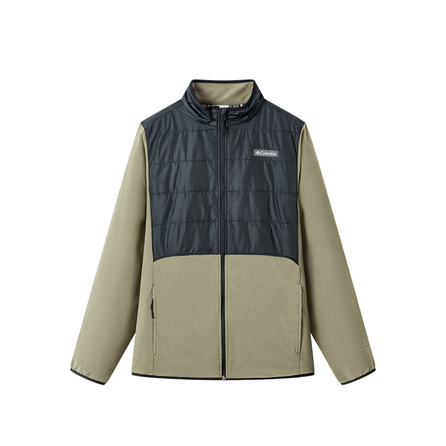 Columbia Polyester Fleece Paneled Warm Stand Collar Padded Jacket Men's