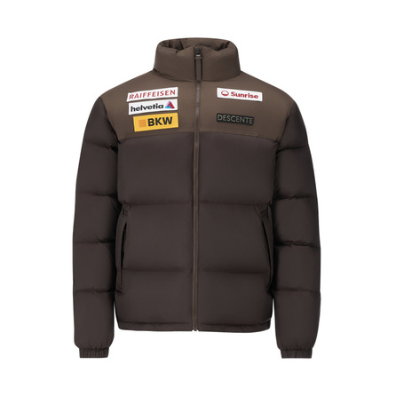 DESCENTE SKI STYLE Series Swiss National Team Collaboration HEAT NAVI Down-Proof Goose Down Warm Stand Collar Ski Outdoor Sports Down Jacket Unisex