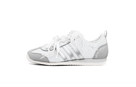 adidas VS JOG 2.0 'Ballet Romance' Custom Sneakers Unisex Silver White