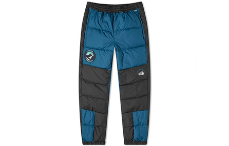 THE NORTH FACE Color Block Water-Resistant Cold-Proof Warm Down Pants Men's Blue