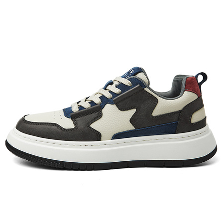 JEEP SPIRIT Low-Top Skateboard Shoes Men's Interstellar Blue