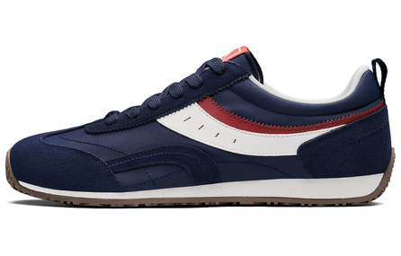 Kappa SERIES German Training Retro Color-Block Comfortable Versatile Sports Shoes Casual Shoes Unisex Dark Night Black Blue/Classic White