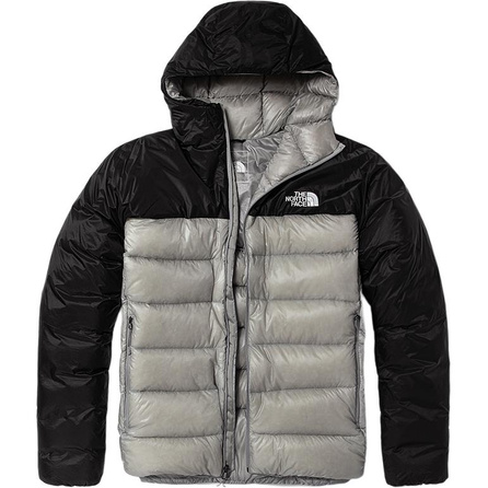 THE NORTH FACE Warm Color-Blocking Loose Down Jacket Men's Gray/Black