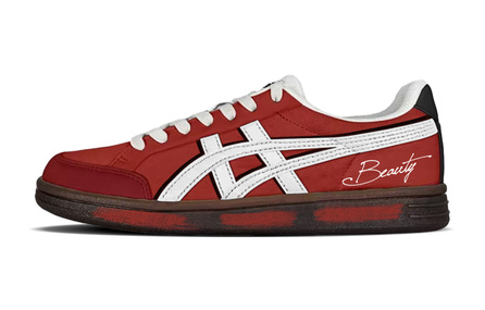 [Custom Sneakers] Onitsuka Tiger Advanti 'Crow Made' Grip Anti-Slip Low-Top Retro Unisex Red
