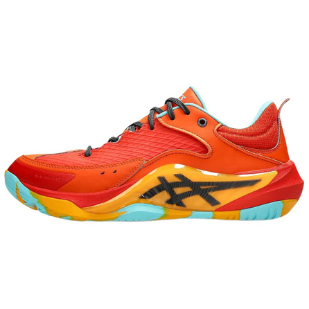 ASICS UNPRE ARS 3 Comfort Low-Top Basketball Shoes Unisex Orange Black