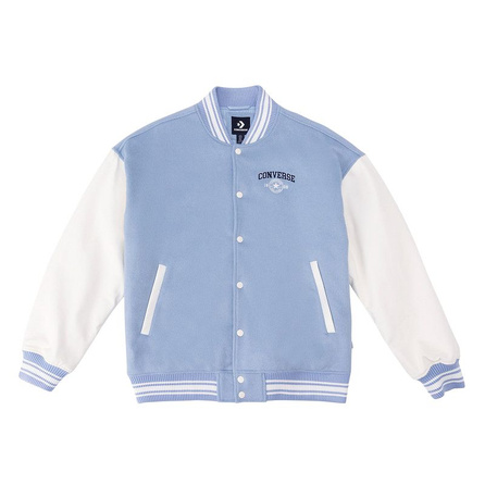 Converse Warm Baseball Collar Single-Breasted Long-Sleeve Puffer Jacket Unisex