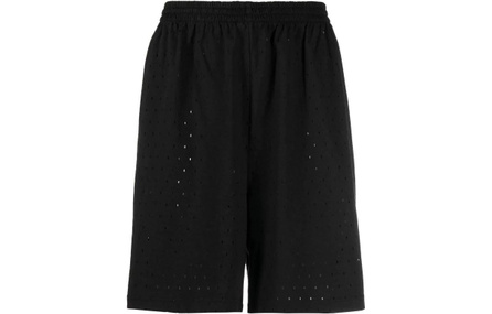 Balenciaga Casual Shorts Men Black