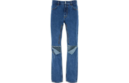 Givenchy Destroyed Straight-Leg Jeans