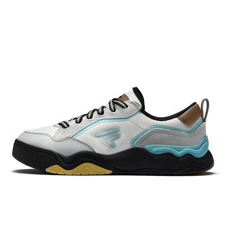 FILA FUSION KICK II DX CVS Low-Top Casual Sneakers Men's in White Black