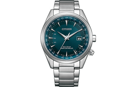 CITIZEN Eco-Drive Skyhawk Series Casual Business Multi-Band Radio Wave Perpetual Calendar Luminous Display Eco-Drive Quartz Movement Stainless Steel Strap Japanese Watch Unisex Blue Dial