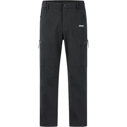 Jeep City Outdoor Mountain Style Waterproof Dry Breathable Windproof Elastic Comfortable Unrestricted Elastic Waist Seam-Sealed Zipper Pockets Straight Leg Minimalist Fashion Versatile Pants Retro Sports Casual Cargo Pants Unisex