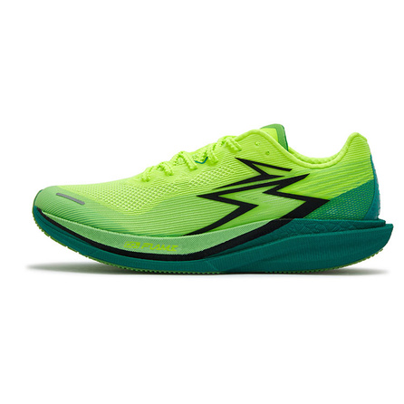 361° Biao Su 4 Pro Oasis Sports Test Fiberglass Plate Cushioning Anti-Slip Wear-Resistant Low-Top Training Long-Distance Racing Running Shoes Unisex Green