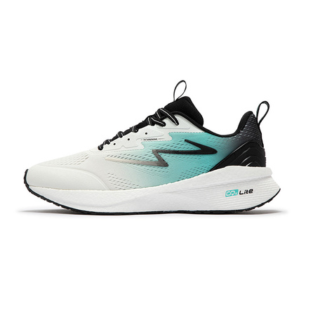 361° Popping Foam Anti Slip Wear Resistant Low Top Casual Running Shoes Men's Vivid Aqua Blue