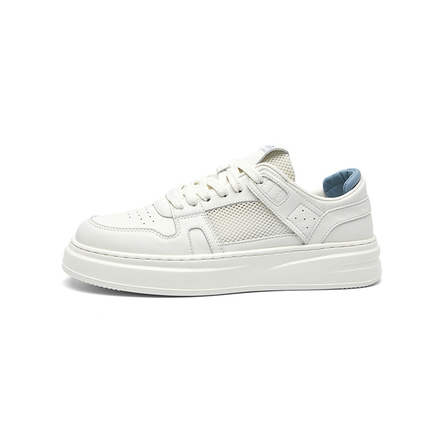 Mark Fairwhale Comfort Trendy Casual Classic Simple Low-Top Sneakers Men's White Blue