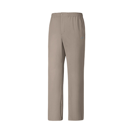 Skechers GODRI SS25 Casual Fashion Simple Comfortable Breathable Knit Sport Pants Men's Iron Brown-05QR