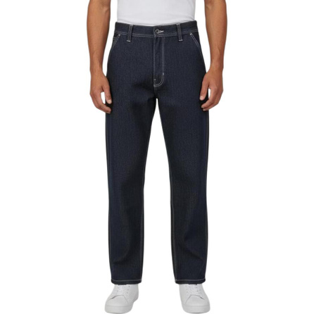 Vans Chore Loose Denim Solid Straight Mid-Rise Casual Pants Men's