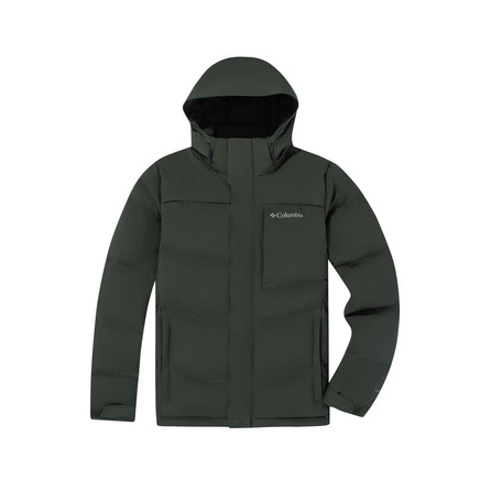 Columbia Urban Outdoor Series Breathable Soft Warm Short Down Jacket Men's Military Green