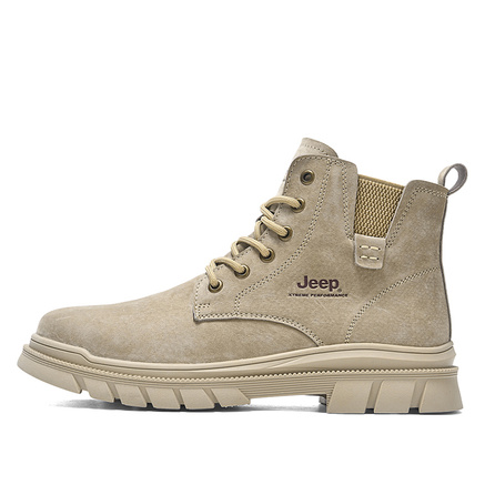 Jeep Ankle-Length Martin Boot Men's Sand