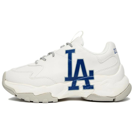 MLB LA DODGERS Leather Comfortable Non-Slip Low-Top Dad Shoes Unisex White