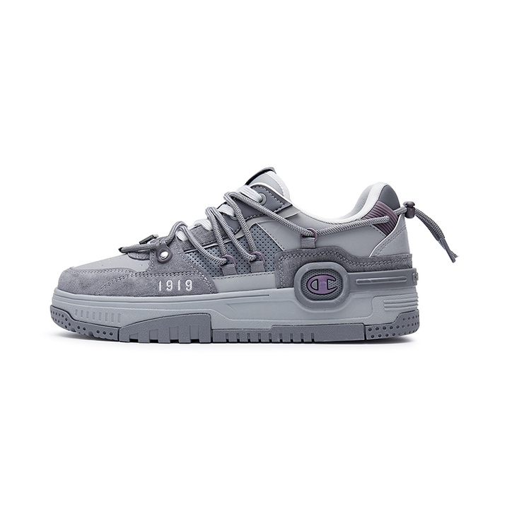 Champion Skateboard Shoes Men Low-Top Autumn Moon Gray/Smoke Gray