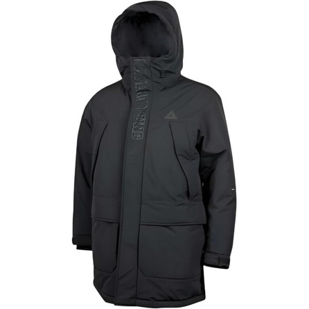 Peak Classic 'Yuxue' Mid-Length Down Jacket with Hood 90% Down Warm Waterproof Windproof Outdoor Casual Commuter Sportswear Men's Black