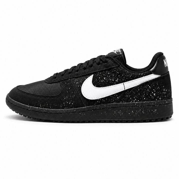 [Custom Sneakers] Nike Field General Dark Night Starry Sky Splatter Ink Starry Premium Feel American Retro Football Style Simple Versatile Commute Daily Summer Breathable Low-Top Skate Shoes Unisex Black White