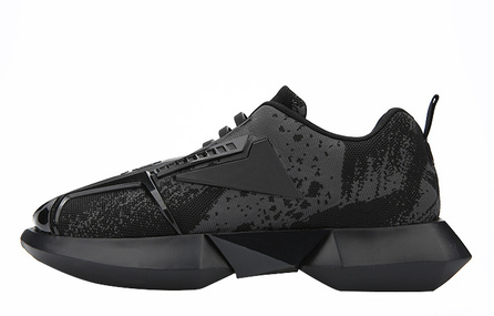 NORVINCY Camouflage Low-Top Dad Shoes Unisex Black