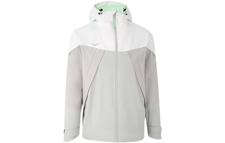 HOKA ONE ONE Windbreaker Jacket Men's White/Gray Green