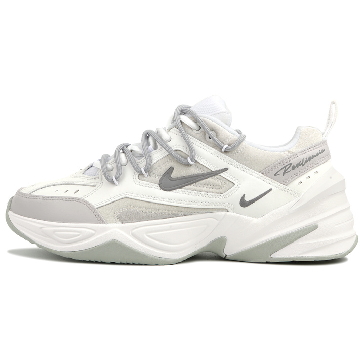 Custom SneakersNike M2K Tekno 97 Gray Desert Travel Horse Year Classic Versatile New Chinese Style Functional Simple Cushioning Anti-Slip Low-Top Dad Shoes Unisex Gray