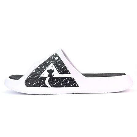 [Custom Shoes] Peak Taichi Cosmic Dog Star Cute Adorable Recovery Classic Trendy Home Casual Outing Versatile Simple Comfortable Cushioning Anti-Slip Silent Flat Sandals Unisex White