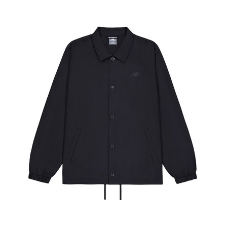 New Balance Logo Single-Breasted Collar Woven Long-Sleeve Jacket Men's