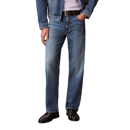 CALVIN KLEIN Reissue 90s American Retro Straight-Leg Slightly Stretch Jeans Men's