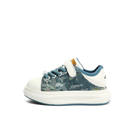 Jeep Anti-Slip Wear-Resistant Low-Top Kids' Skateboarding Shoes Blue White Kids'