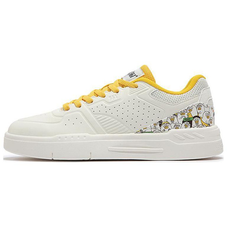 361° Skateboard Shoes Men Low-Top Feather White/Sunshine Yellow