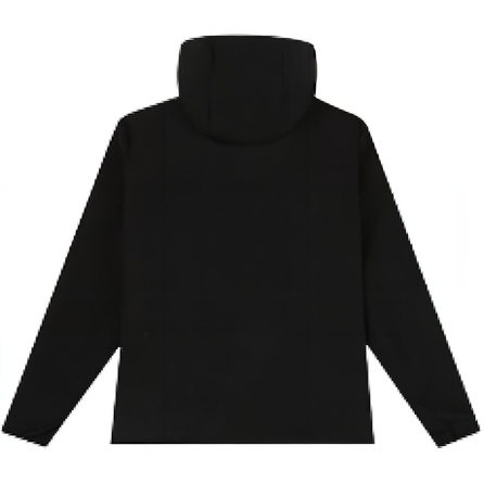 361° Solid Color Zip-Up Hooded Jacket Men's Basic Black