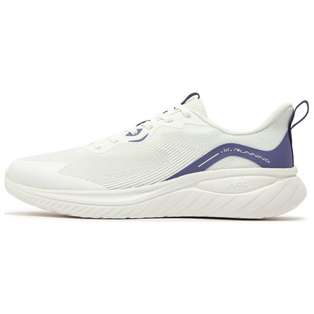 361° Comfortable Fit Cushioning Slip-Resistant Wear-Resistant Low-Top Casual Running Shoes Men's White Blue