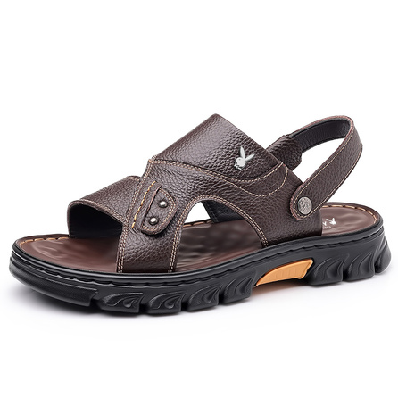 Playboy Genuine Leather Casual Sandals Men's