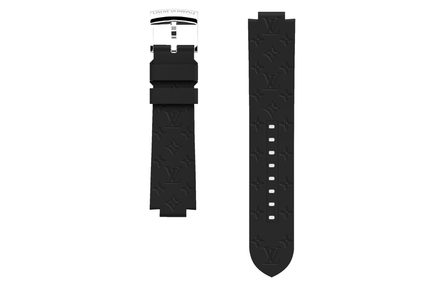 LOUIS VUITTON Monogram Strap Unisex Black