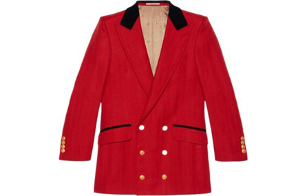 GUCCI Herringbone Formal Jacket