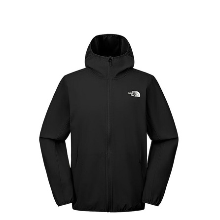 THE NORTH FACE Urban Exploration ZEPHYR Lightweight Hooded Zipper Loose Waterproof UV Sun Protection Jacket Men's Black