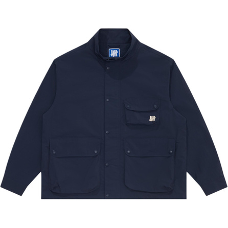 UNDEFEATED SS26 Five-Stripe Pocket Water-Repellent Lightweight Safari Stand Collar Jacket Unisex