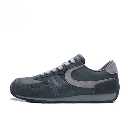 Kappa Trendy Versatile Lightweight Breathable Running Shoes Commute Thin Sole Sneakers Unisex Volcanic Rock Grey