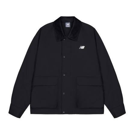 New Balance NB MJ61K5PC Comfortable Fashion Versatile Woven Jacket Coat Men's Black