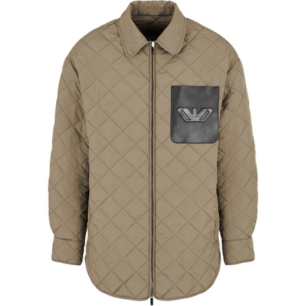 EMPORIO ARMANI Logo embossed Quilted Jacket