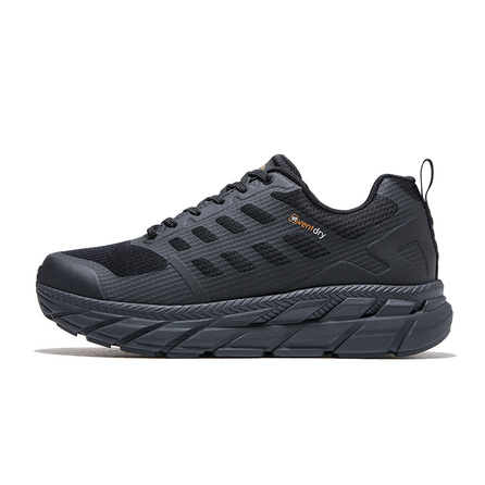 HOT POTATO Cushioned Wear-Resistant Water-Resistant Lightweight Running Shoes Unisex Black