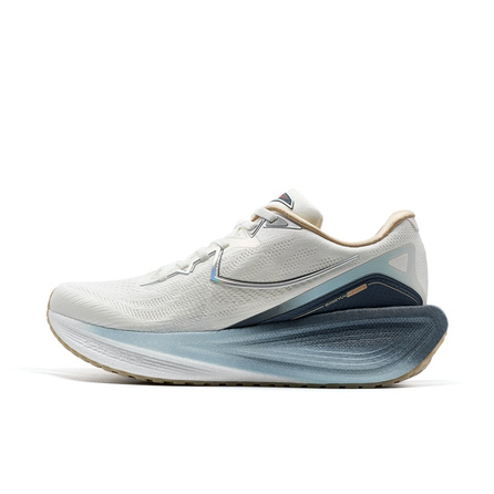 Xtep Qingyun Comfortable Trendy Non-Slip Wear-Resistant Responsive Low-Top Casual Training City Commute Running Shoes Men's White Blue