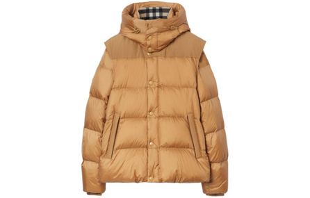 Burberry Long Sleeved Hooded Padded Jacket