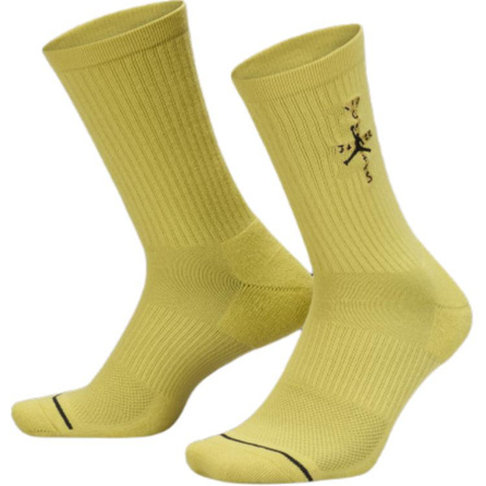 Jordan Travis Scott X Air Jordan Mid-Calf Socks Unisex 1 Pack Celery Green/Black