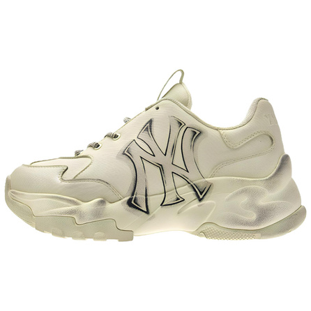MLB New York Yankees Comfortable Versatile Height-Increasing Low-Top Dad Shoes Unisex Beige